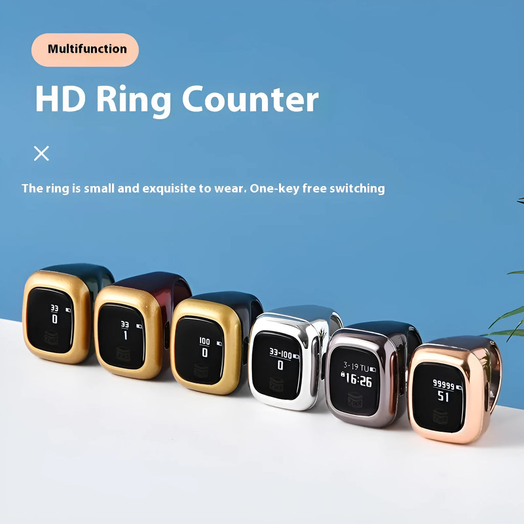 Al-Fatiha Zikr electronic prayer counter in multiple colours and sizes with digital display