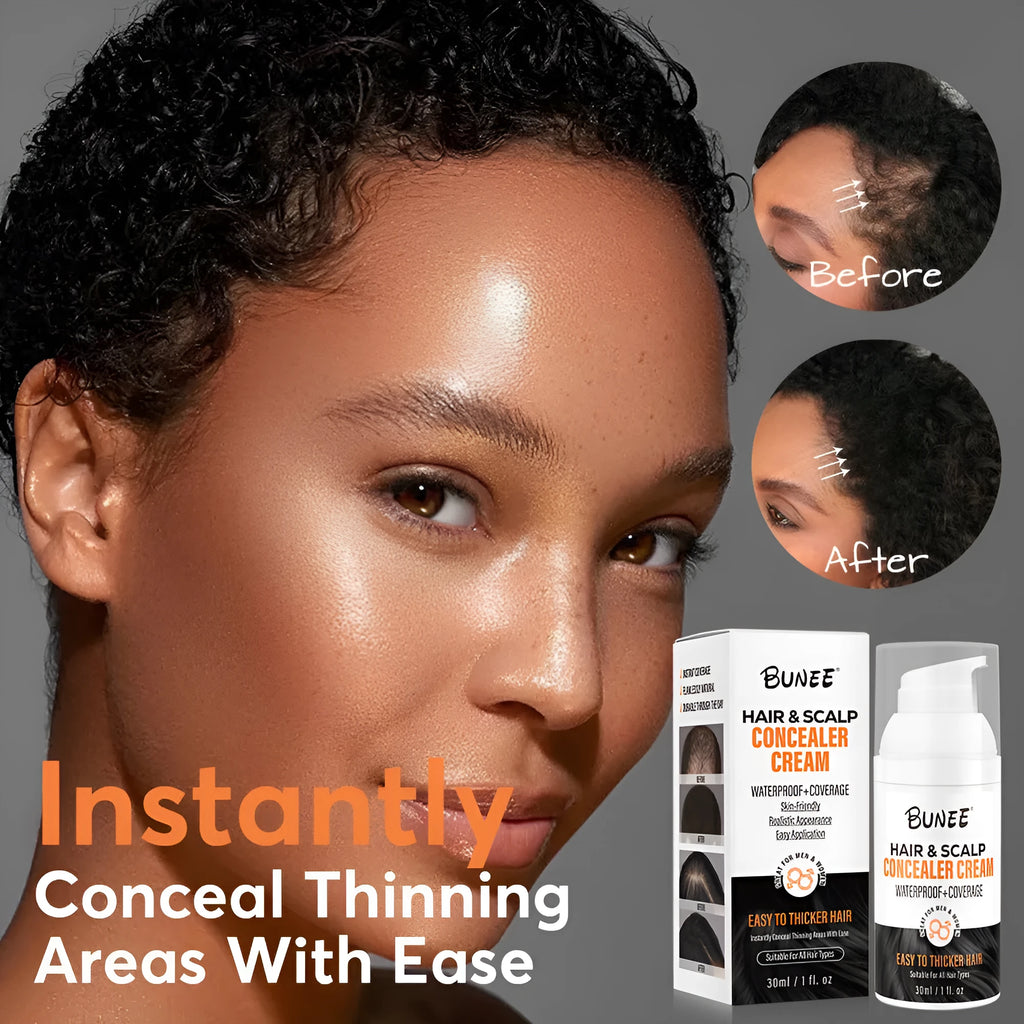 30 ml tube of dense fibre scalp concealer pomade for covering thinning hair areas.