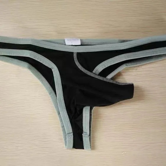 Men's Ice Silk nylon small briefs in multiple colours on a white background