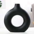 Frosted particle biscuit vase unglazed porcelain flower arranging device in modern style