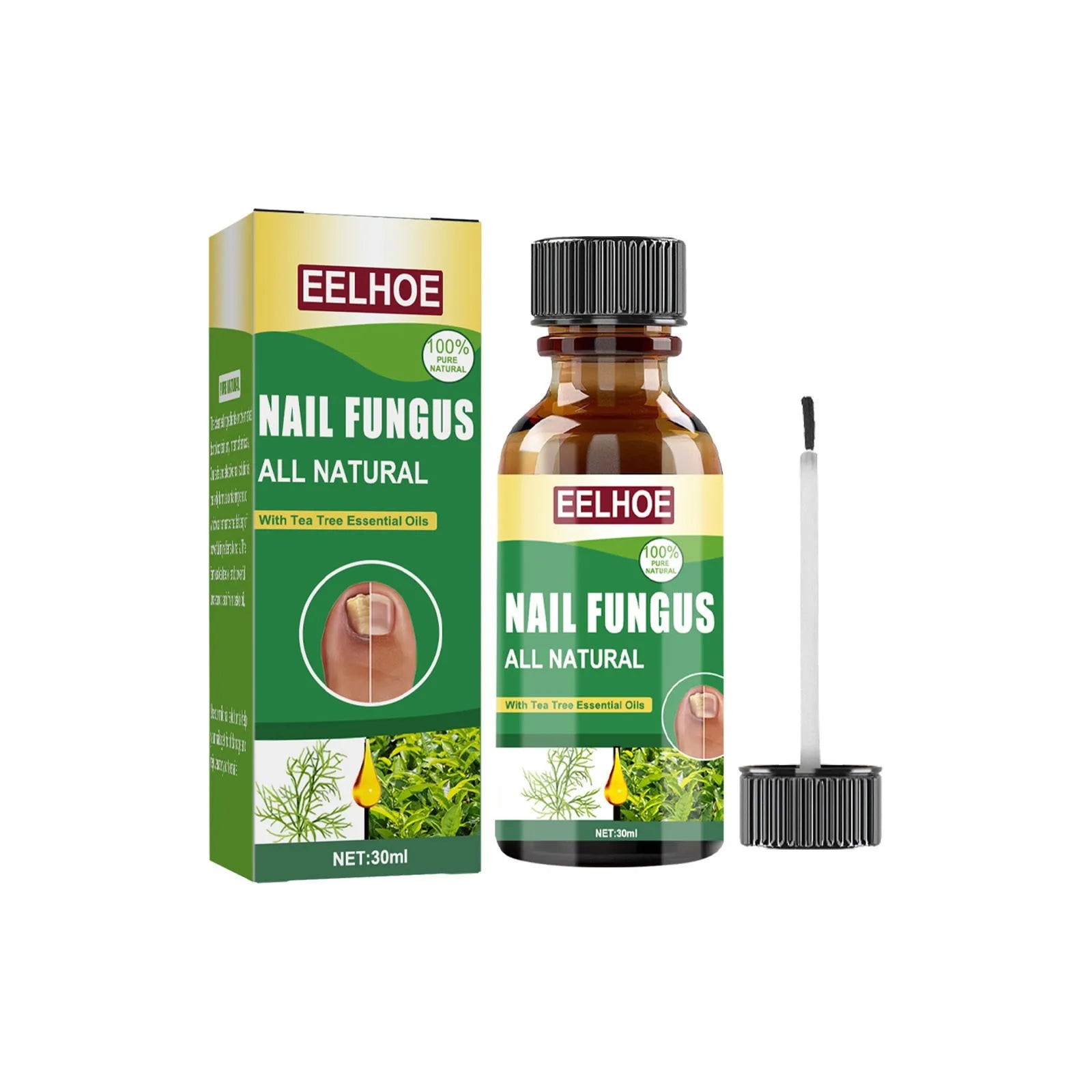 30ml bottle of tea tree oil nail repair solution for thickened hand and foot nails