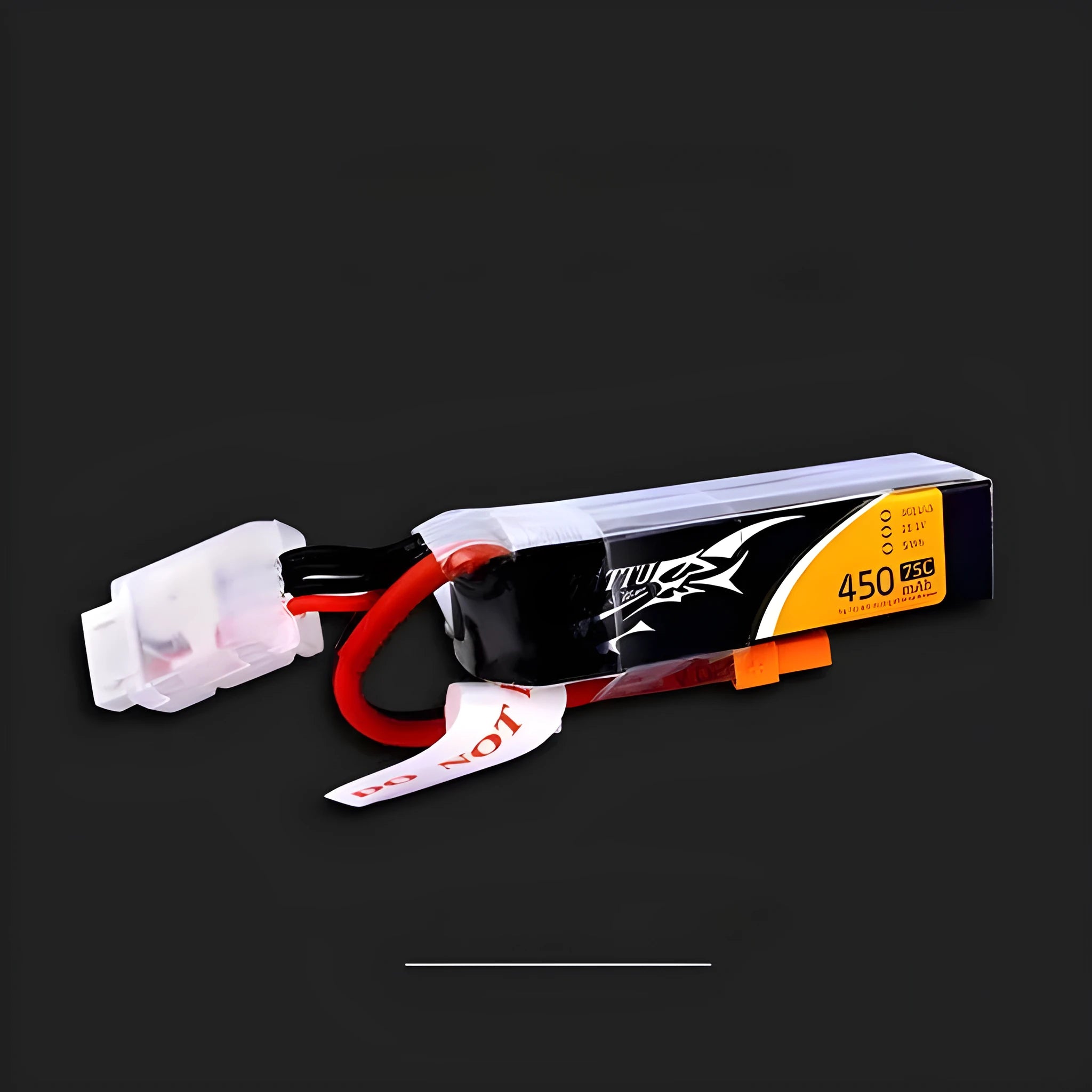 Tattu soft bag FPV drone battery 450mAh 75C with XT30 connector