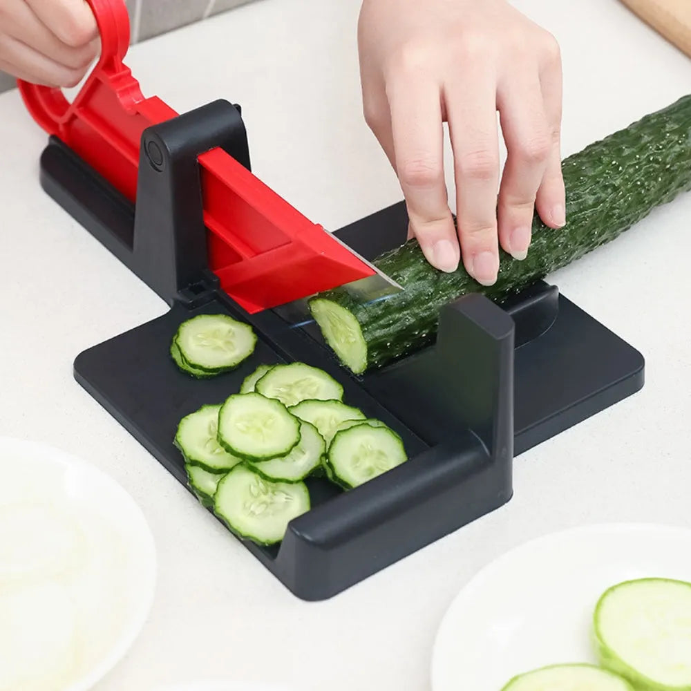 Multifunctional vegetable cutter with stainless steel blade for carrots and potatoes in green colour