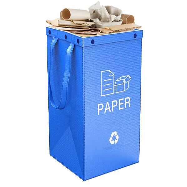 40-litre rectangular waterproof PP plastic clean bag for garbage classification in assorted colours