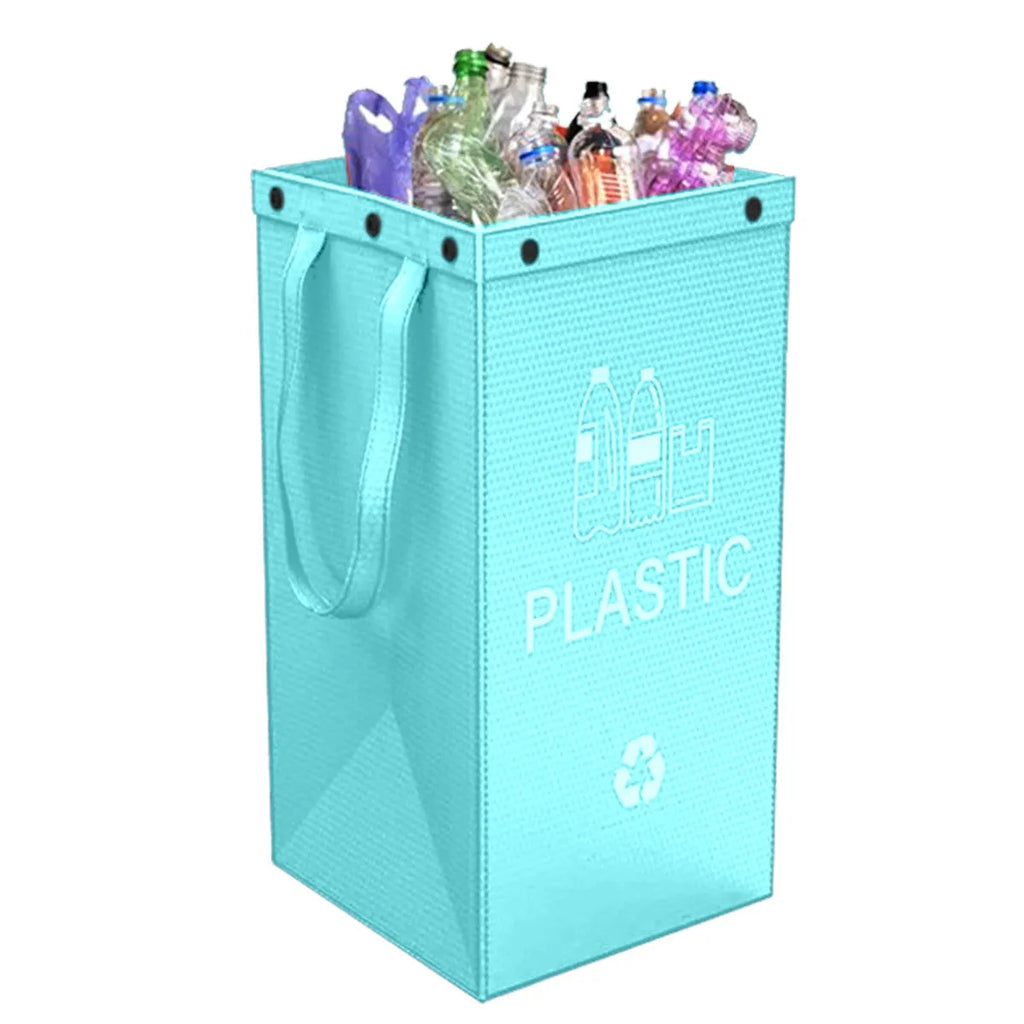 40-litre rectangular waterproof PP plastic clean bag for garbage classification in assorted colours