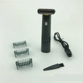 Wireless rechargeable precision shaver with LED light and ergonomic handle