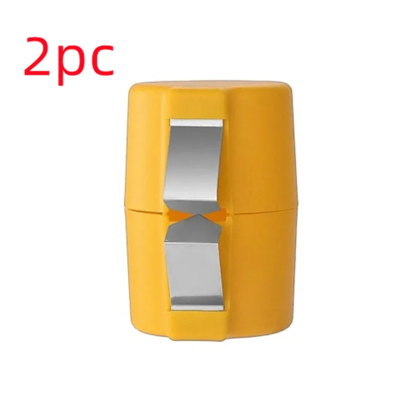 Egg shell opener kitchen gadget stainless steel PP plastic lightweight 35g pink