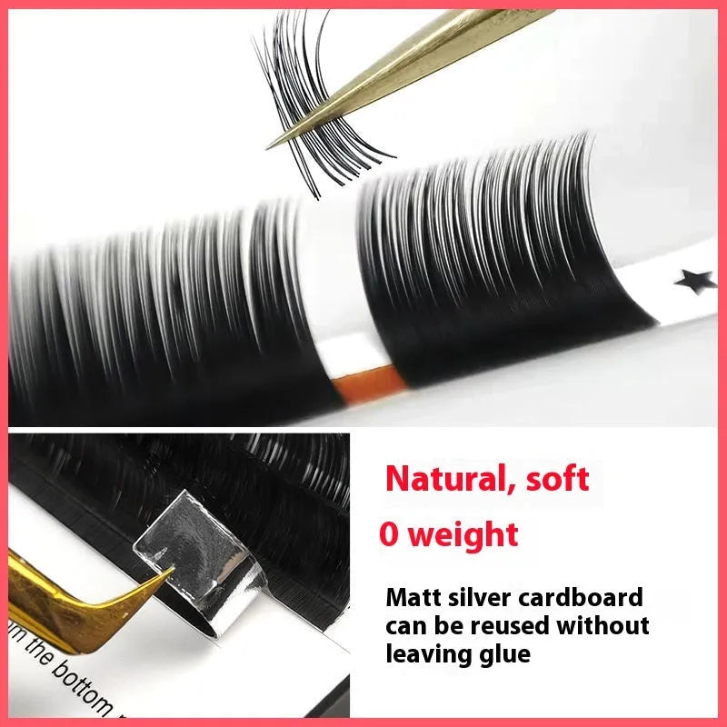 16-row dense false eyelashes in mink hair showing natural volume with multiple length options