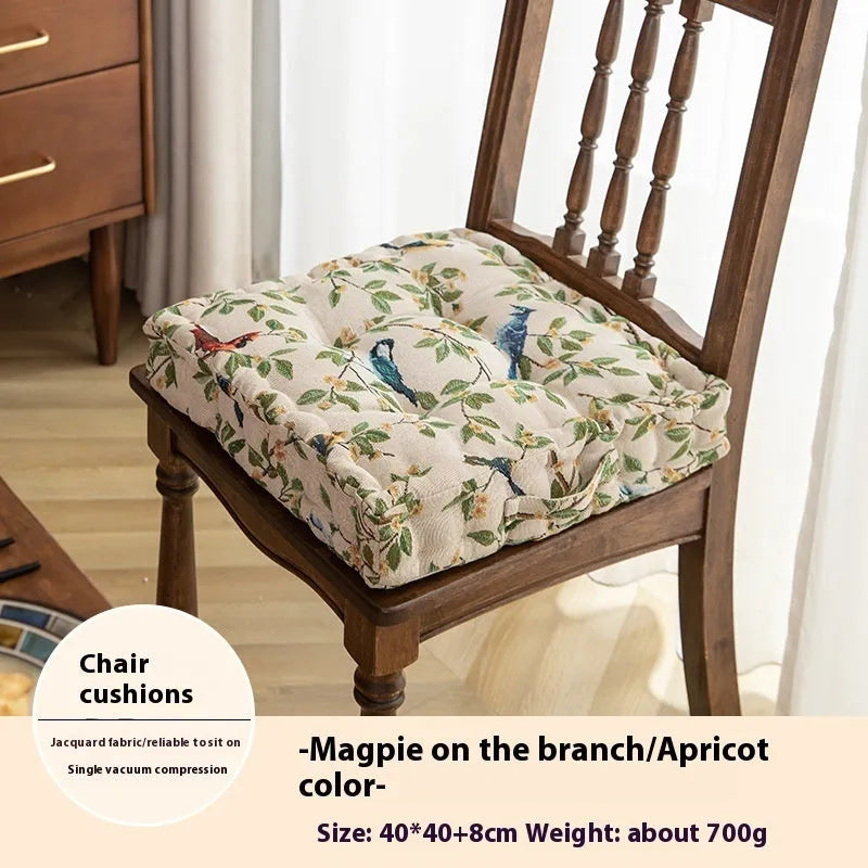 American dining chair cushion 40×40×8cm thick seat pad with PP cotton filler