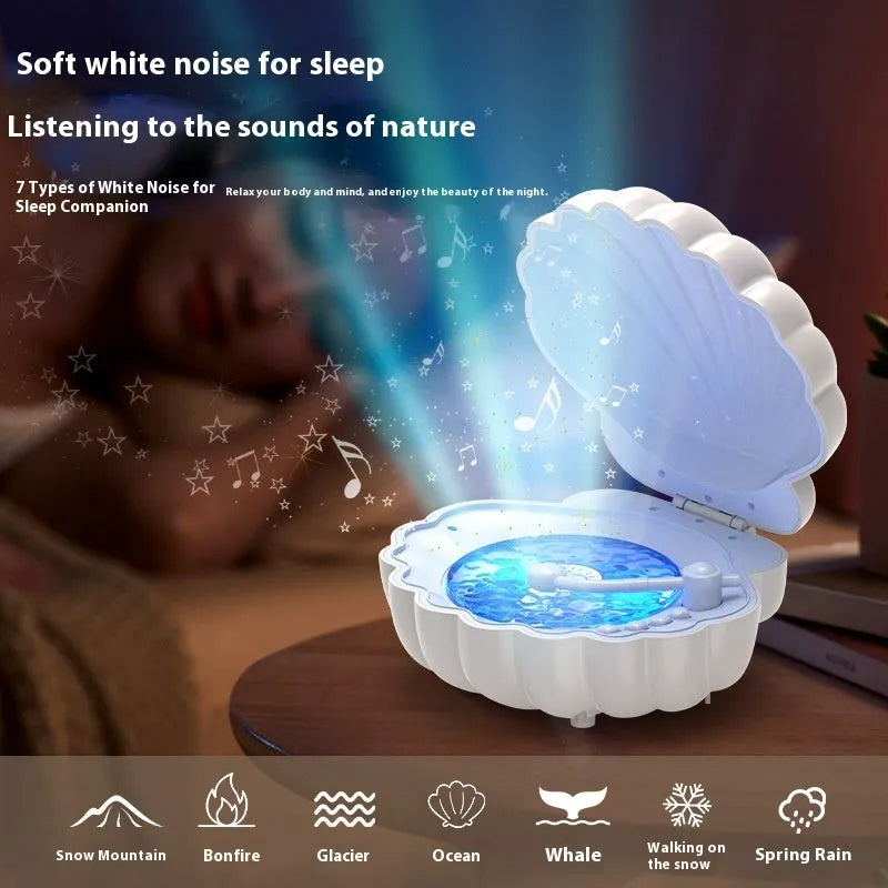 Retro vinyl record player shaped decorative lamp with lighting feature in blue colour option