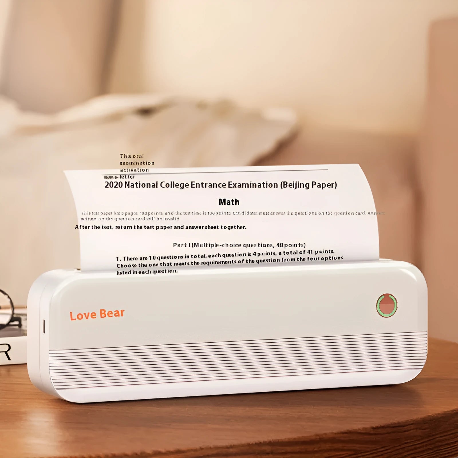 Ailixiong P40 small mini ink-free office portable A4 thermal printer with USB interface