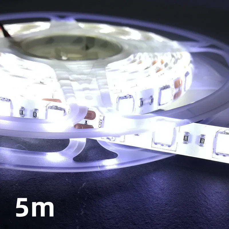 Epoxy waterproof soft LED light strip with 5050 beads, 60 per metre, 10mm width, for outdoor decoration