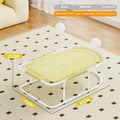 Large fabric cat kennel bed cage with breathable construction and removable bracket
