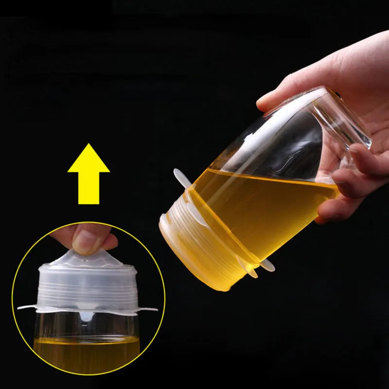 6 piece set of silicone stretch lids in six sizes from 6.5cm to 20.5cm, for bowls and jars
