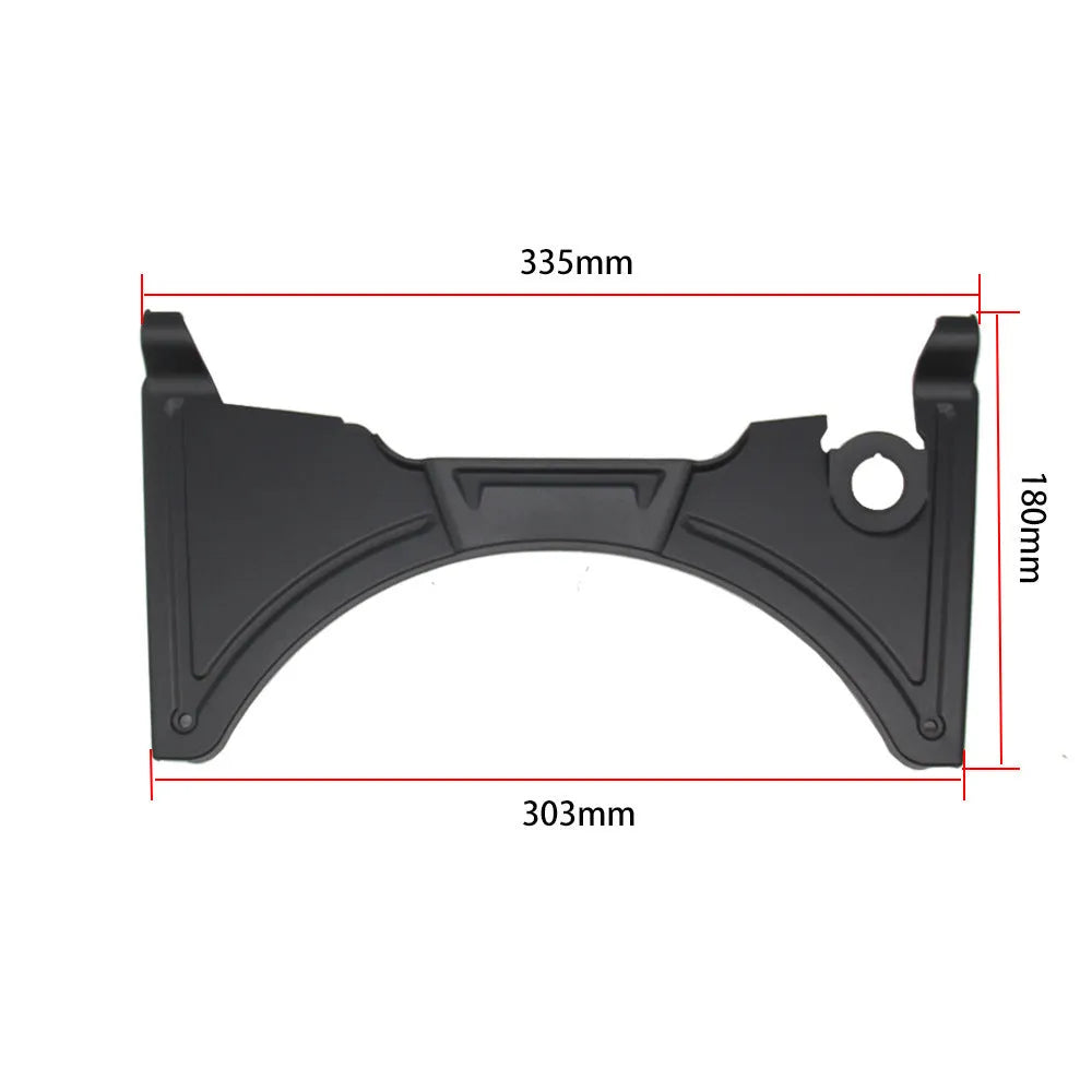 Black polycarbonate cockpit fairing panel for BMW R1250GS motorcycle modification