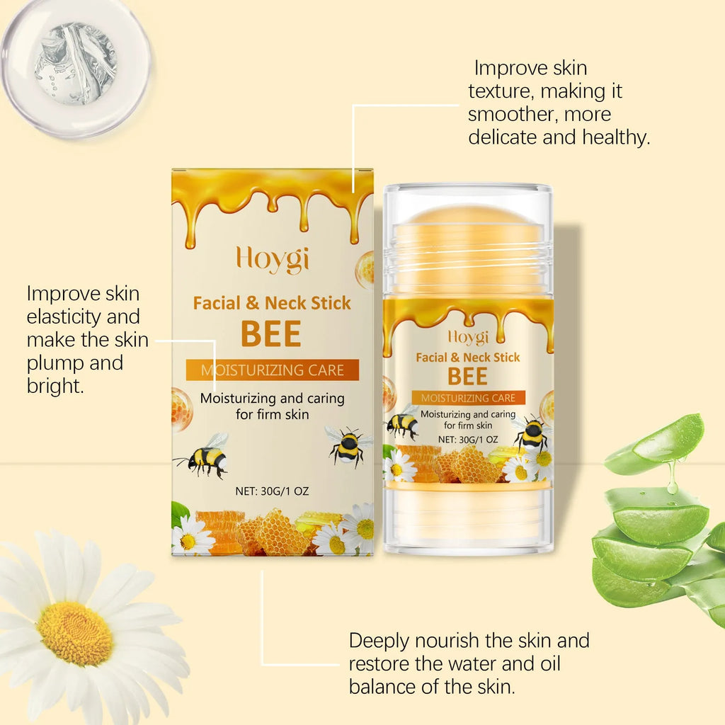 Moisturising facial stick 30g with bee venom and botanical extracts for daily hydration