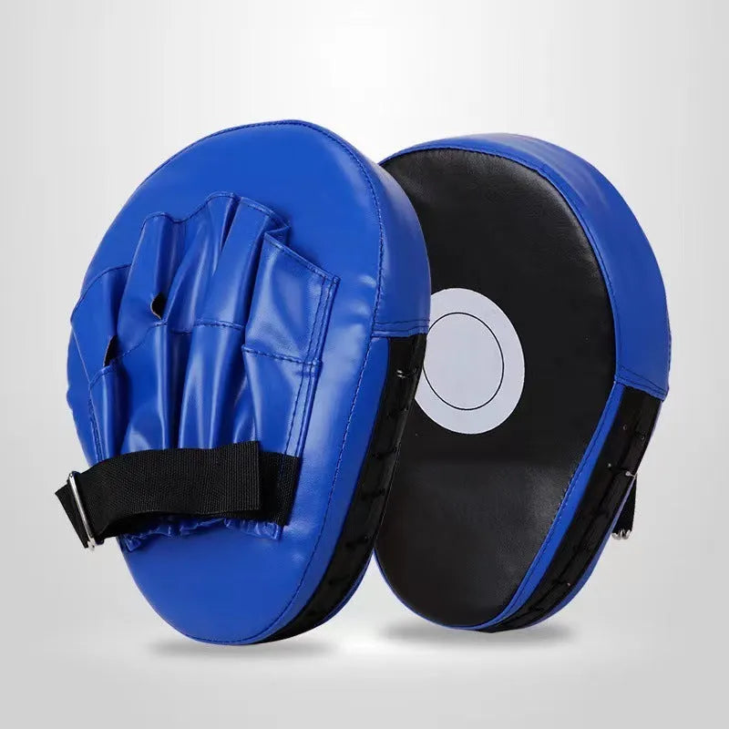 Boxing punch mitts hand targets for Muay Thai and Sanda training in various colours and styles.