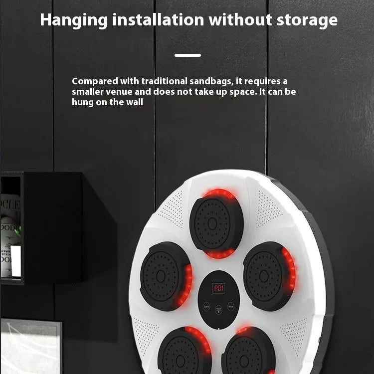 Wall-mounted smart boxing trainer with ABS construction and 2500MAH battery for sanda and fitness training