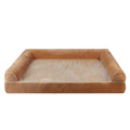 Square breathable sponge cooling dog bed for kennels in blue colour option