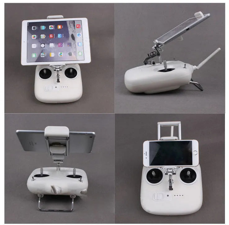 Standard Edition Universal Metal Mobile Phone Holder for IPAD Tablet UAV Accessories Silver