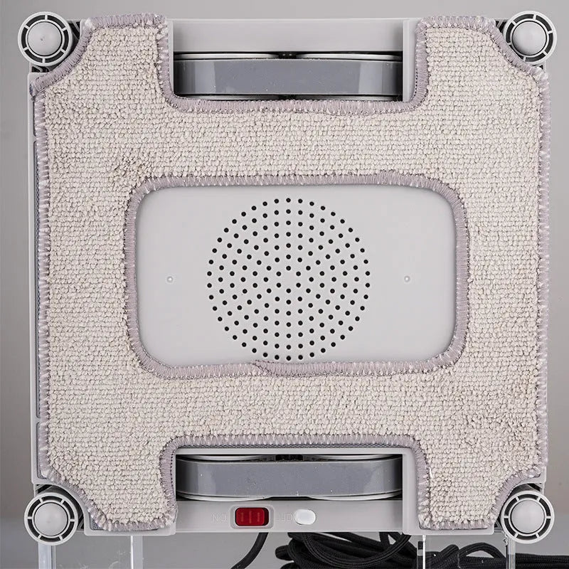 White intelligent window cleaning robot for high-rise automated cleaning