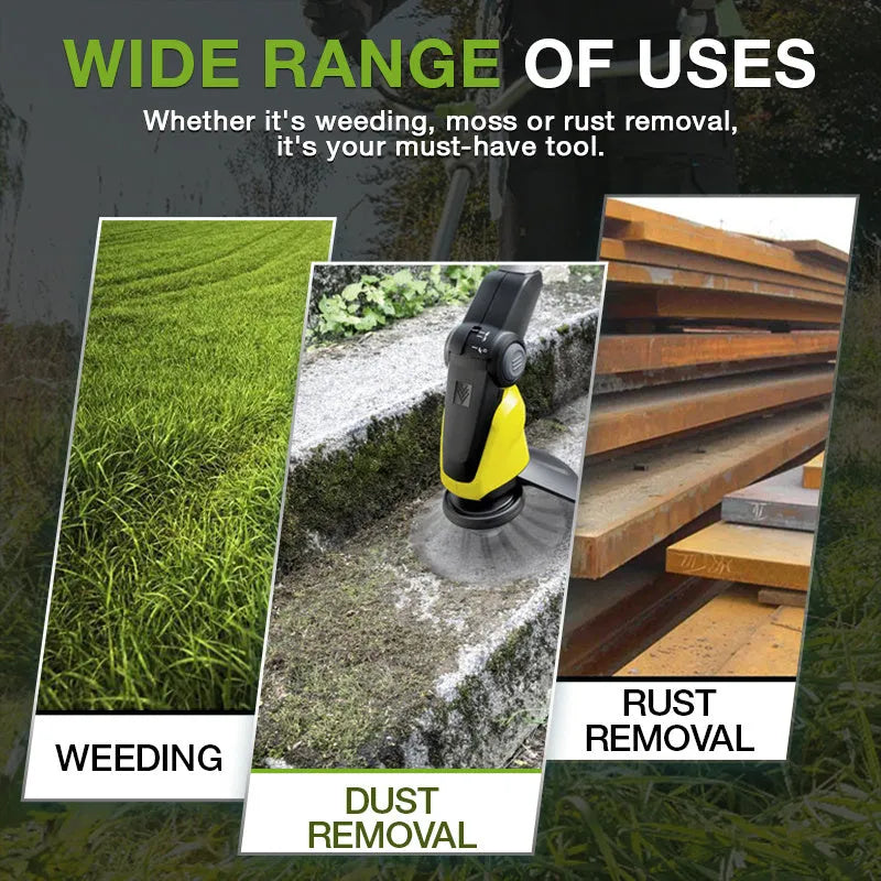 Small lithium electric wire mower stainless steel general accessory disc 150mm diameter for weeding rust removal