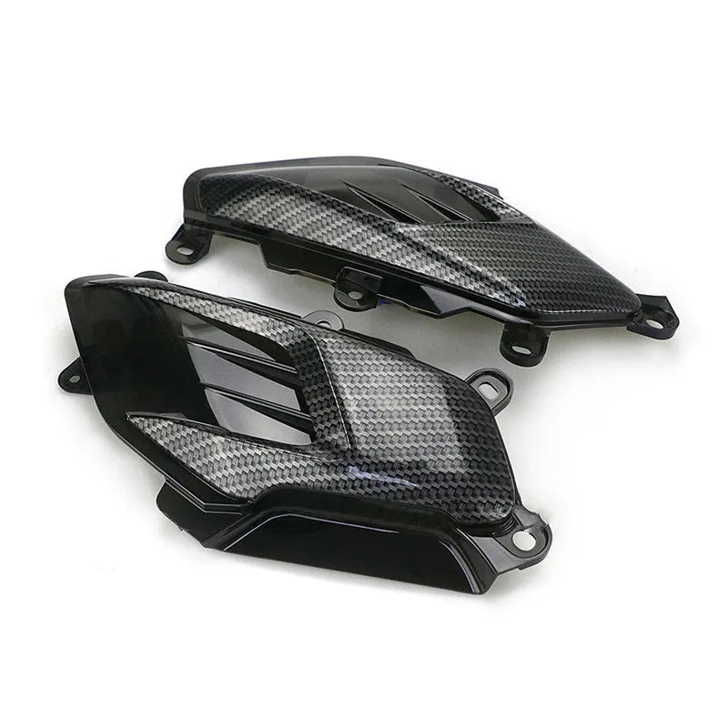 Yamaha NMAX scooter side lamp LED replacement kit with carbon fibre decoration