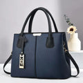 Soft PU large capacity shoulder bag in horizontal square shape with leather strap