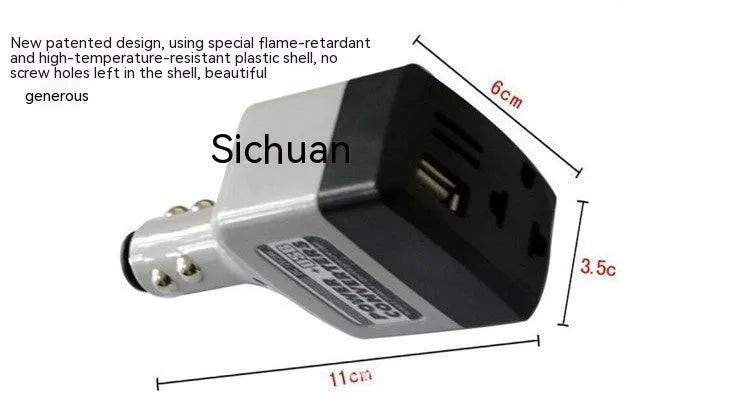 011C model car cigarette lighter to USB power supply transformer for mobile device charging