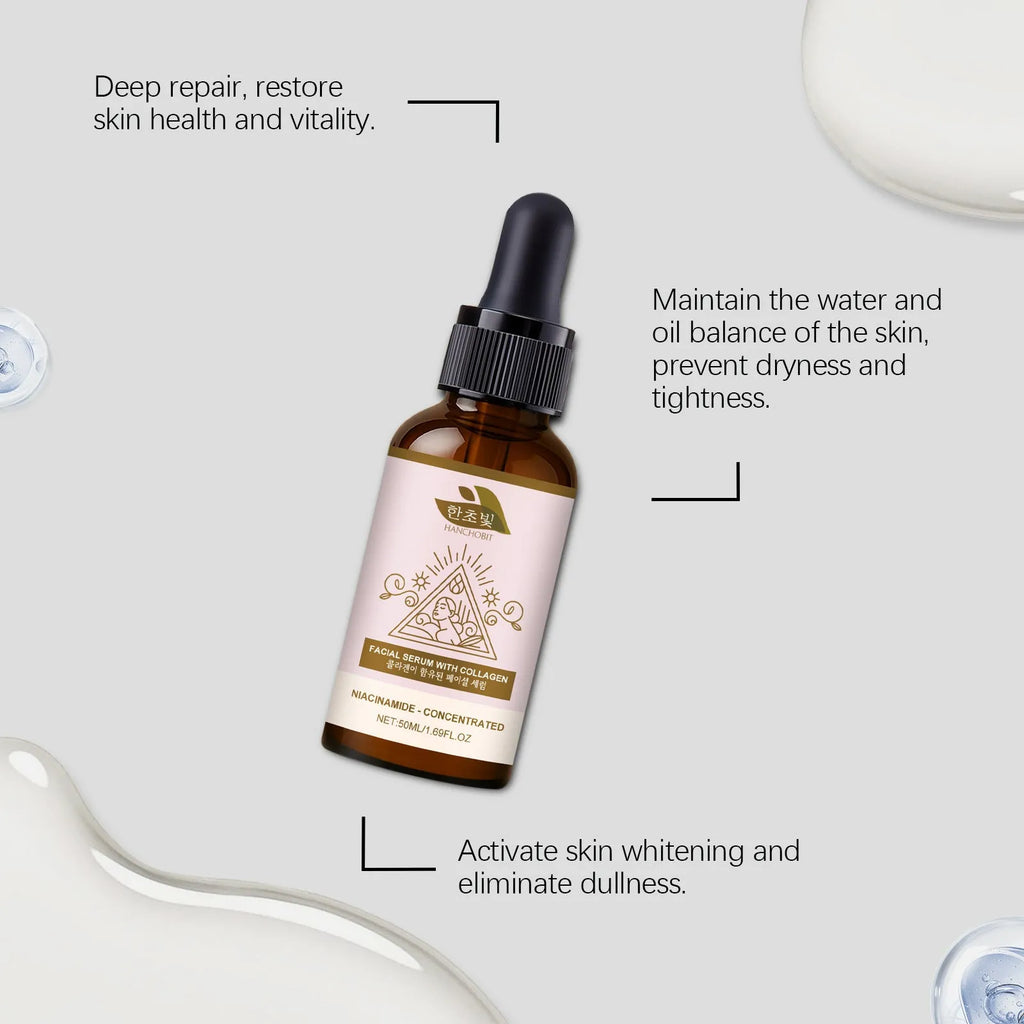 Collagen Facial Fluid 50ml bottle with hydrating serum