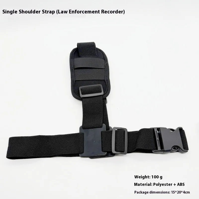 Camera fixed bracket strap shoulder belt made of ABS, universal size, with screw attachment for sports and law enforcement use