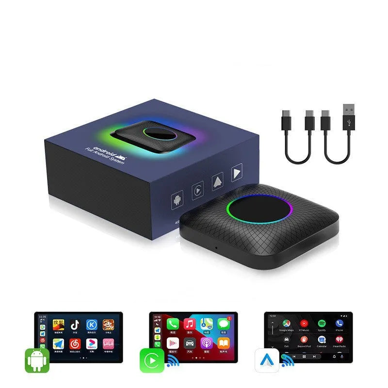 Original Car Wired to Wireless CarPlay adapter ABS PC 78.6x78.6x18.5mm Android 13.0