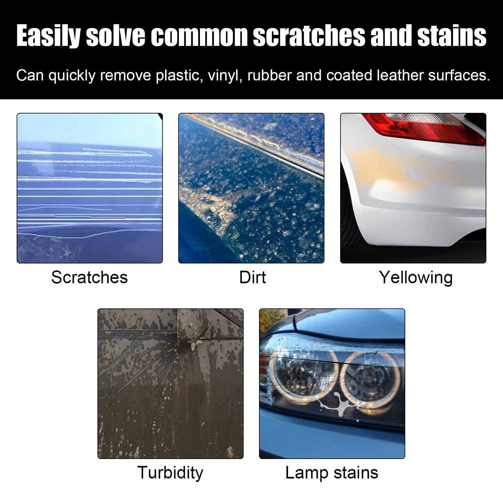 60ml car scratch repair cream tube with sponge for paint renovation