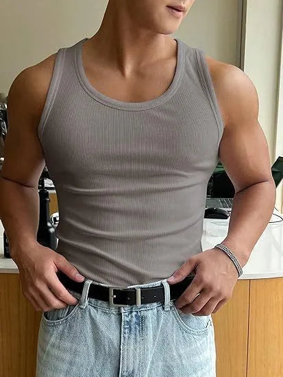 Men's tight-fitting workout t-shirt with wool lining in multiple colour options