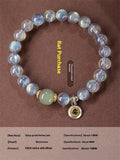 Moonstone crystal bracelet 8mm beads electroplating Thousand-Hand Kwan-yin mouse women's jewellery