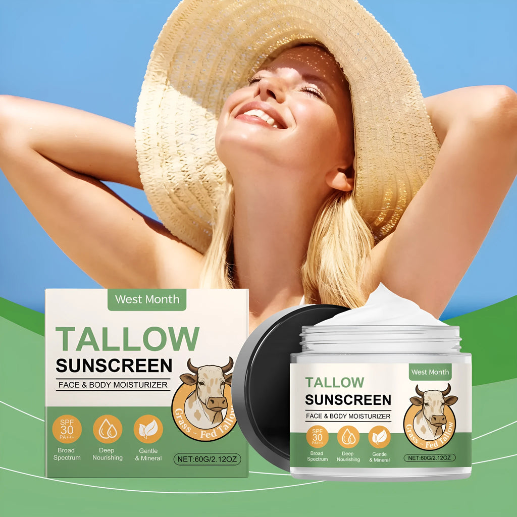 60g tube of refreshing not oily sunscreen moisturising protective cream with titanium dioxide and hyaluronic acid