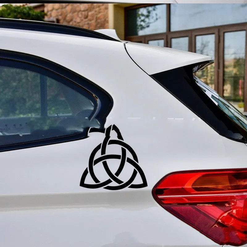 Funny automobile car body sticker decal in black, white or laser colours with paste installation