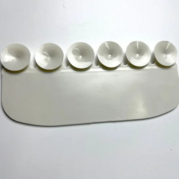 White PVC urine blocking board for toilet splash prevention during children's potty training