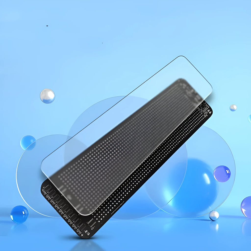 Full-colour LED display screen module 102x384mm HD resolution with remote control and voice control options