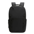 Waterproof Taslan composite cloth backpack in solid colour with spliced design, available in beige, for business commute and leisure travel under 20 litres