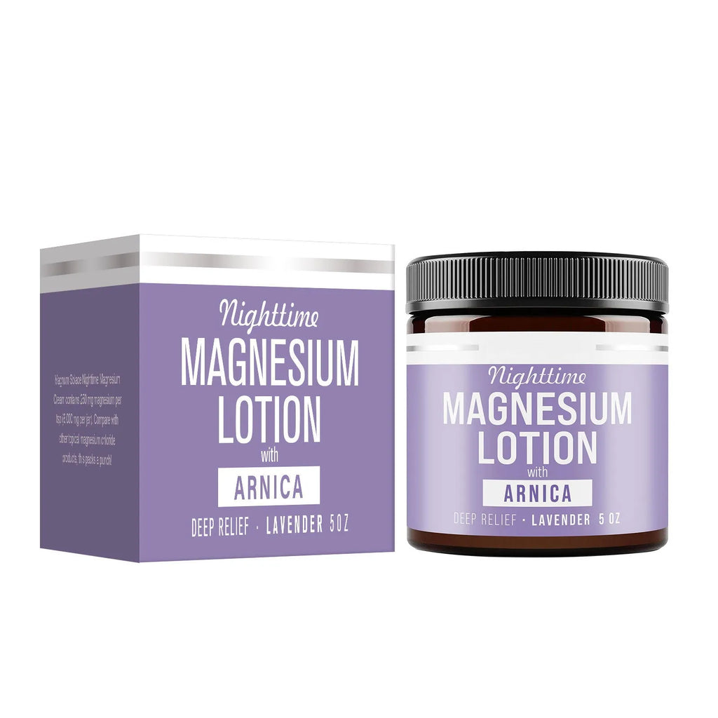 150ml magnesium body butter cream jar with shea butter and arnica extract