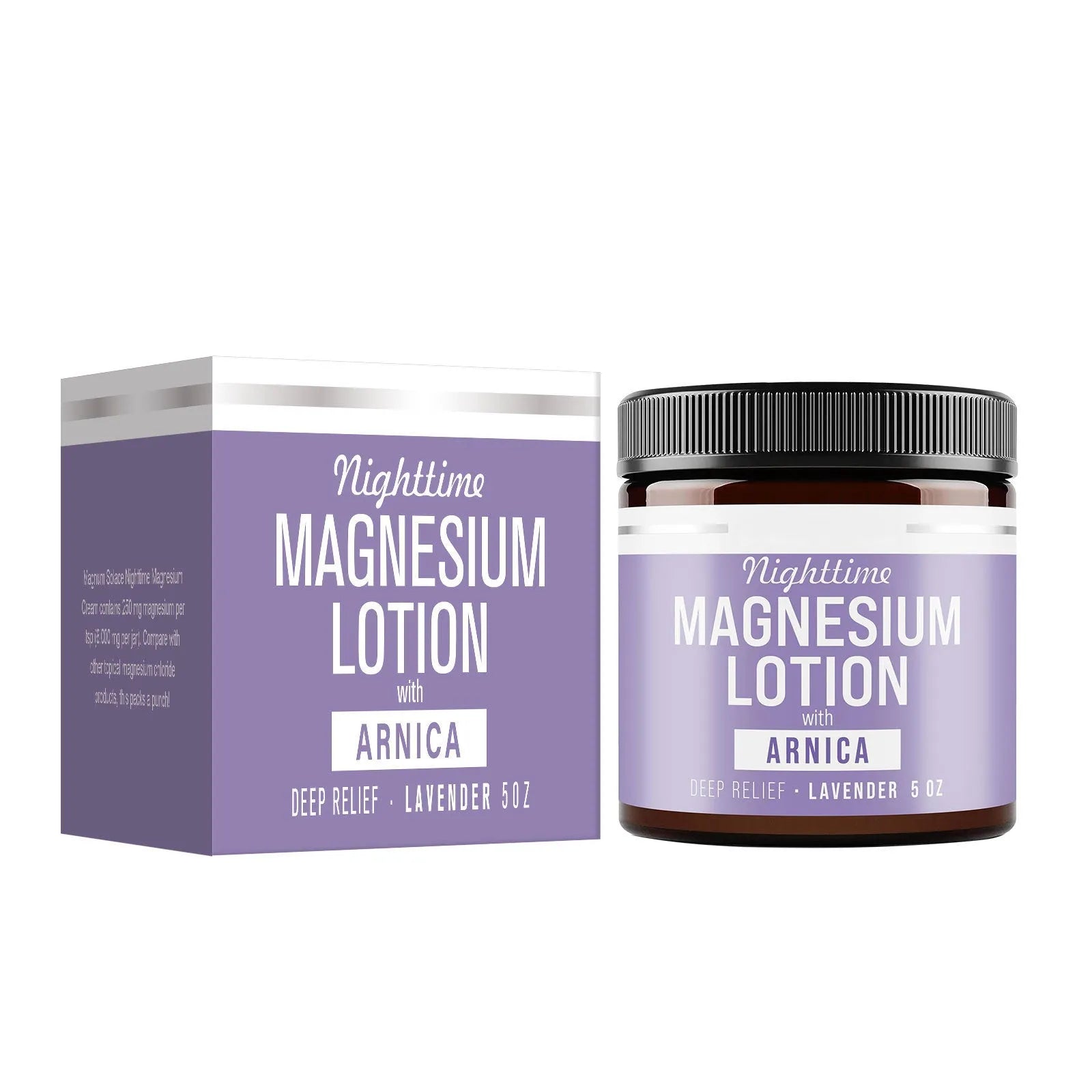 150ml magnesium body butter cream jar with shea butter and arnica extract
