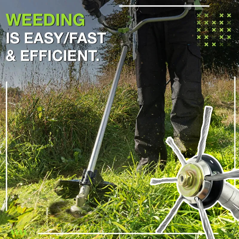 Small lithium electric wire mower stainless steel general accessory disc 150mm diameter for weeding rust removal