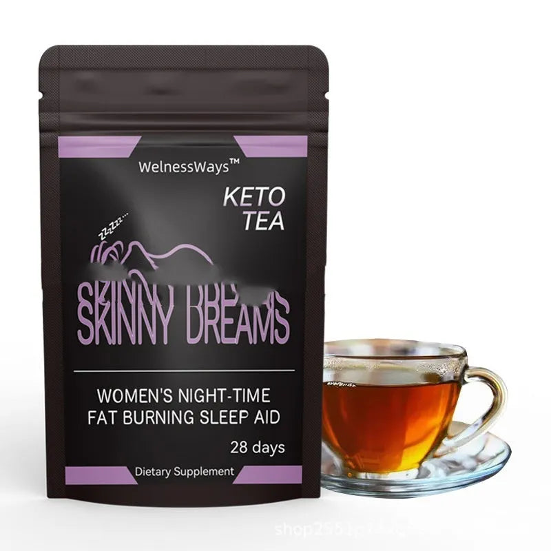 28 day herbal tea assortment with multiple blends including flat tummy tea and keto tea