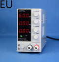 White adjustable DC power supply unit for mobile phone and notebook computer repair with voltage display