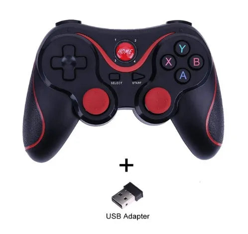 X3 Bluetooth wireless game controller for Android phones with optional mobile phone clip attachment