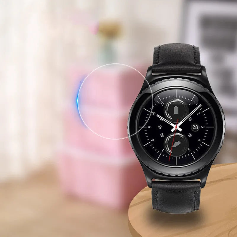 Galaxy Watch Active full screen tempered glass protector with anti-fingerprint surface