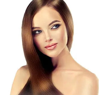 Tube of plant aromatic mild hair colour cream in chestnut brown shade, 120ml