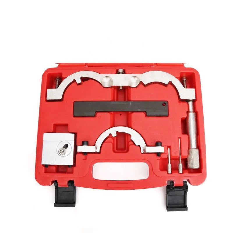 Red chrome-vanadium steel timing tool kit for Opel 1.4 LUJ engine repair