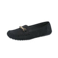 Women's plus size flat casual shoes in artificial PU leather available in three colours